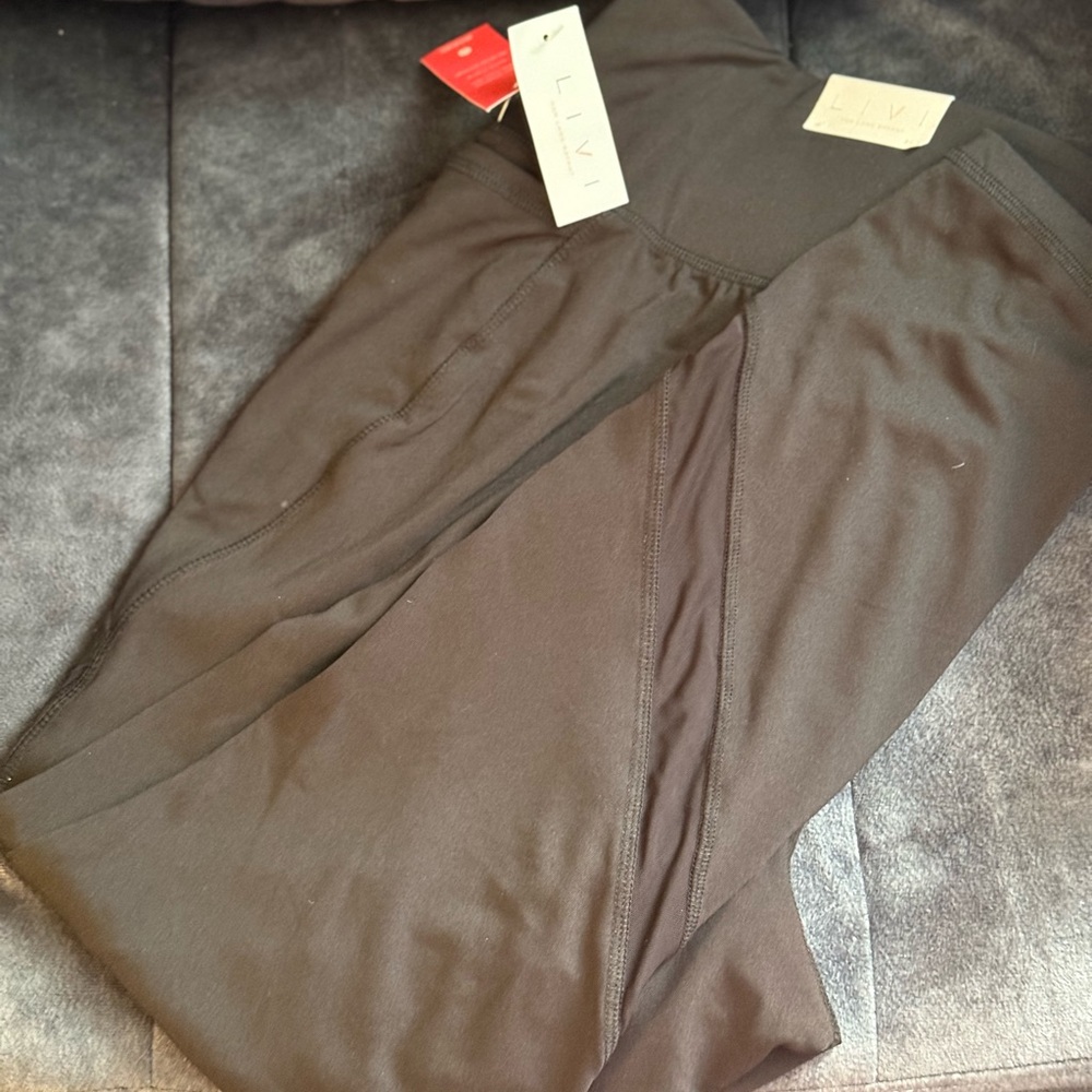 Lane Bryant Black Wicking Leggings